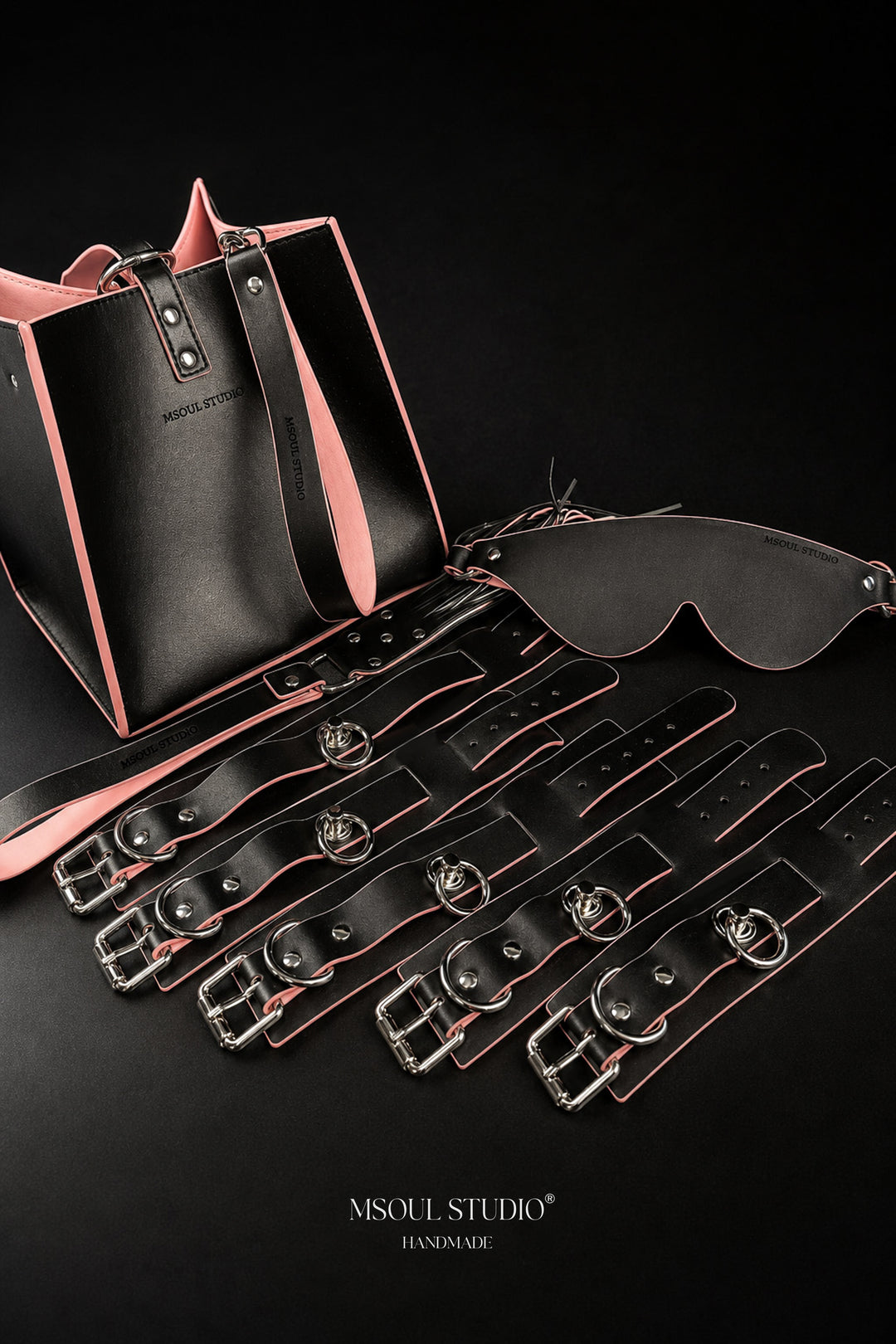 Black Pink bondage kit