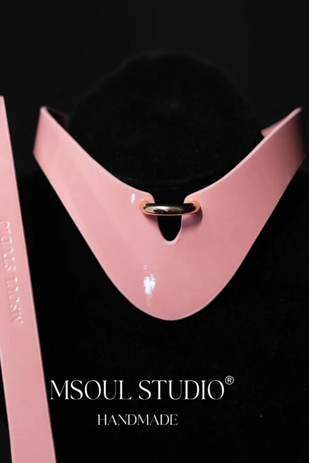 Pink Glossy Bondage Kit 5 in 1