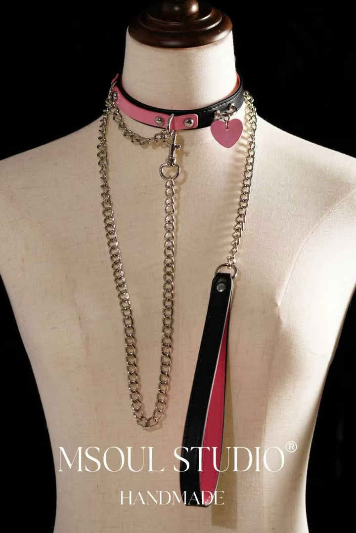 Black Pink Label Collar