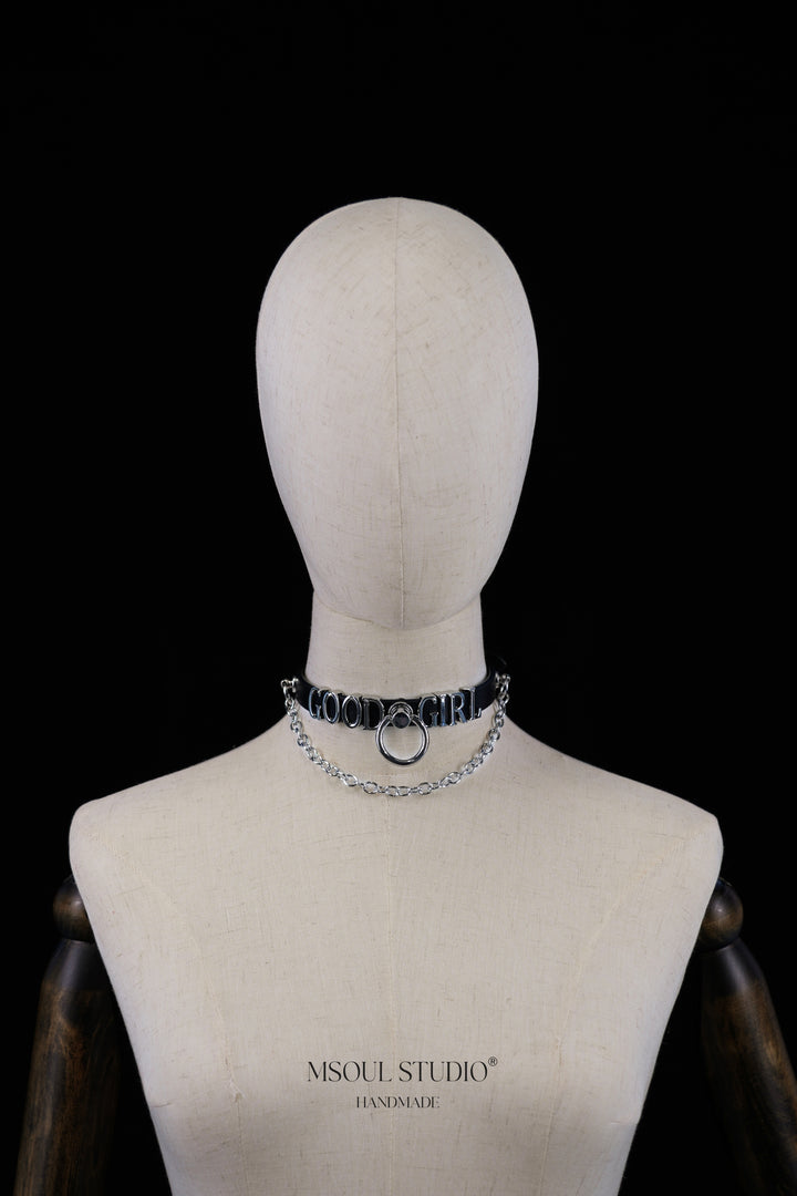 Letter Chain Choker Set
