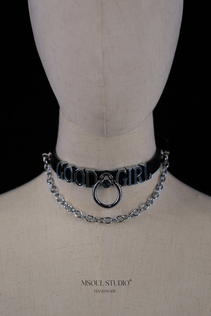 Letter Chain Choker Set