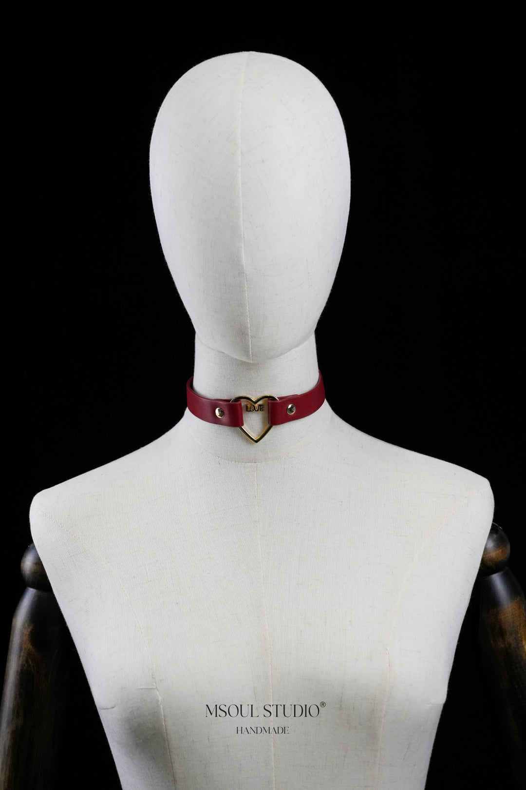 Love Heart Choker with Leash