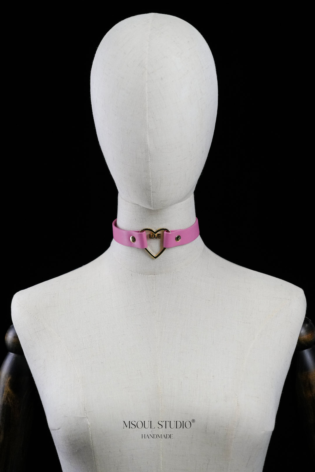 Love Heart Choker with Leash