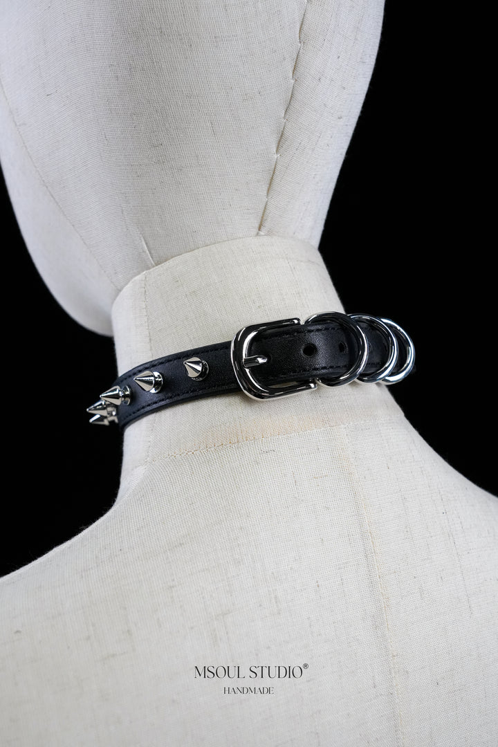 Punk Fashion Spike Choker
