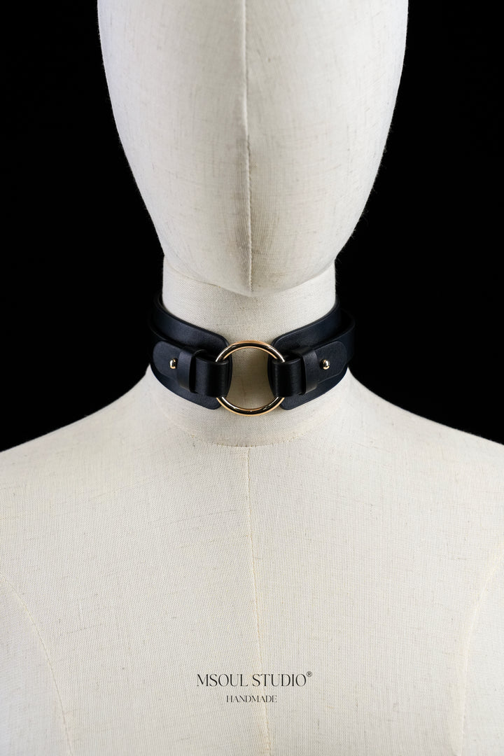 Double Stripe Choker with O-ring