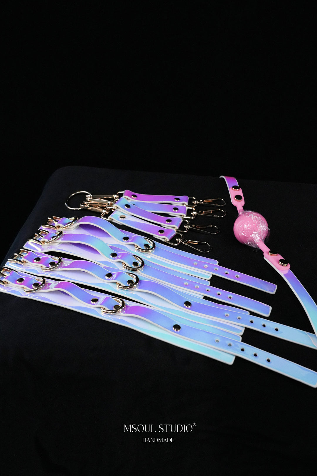 Rainbow Holographic Bondage Kit — 11 in 1 Set