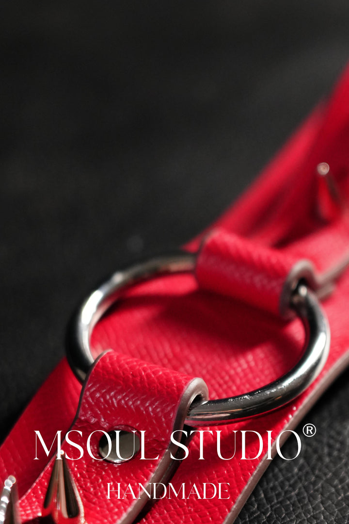 O Ring Spikes Choker