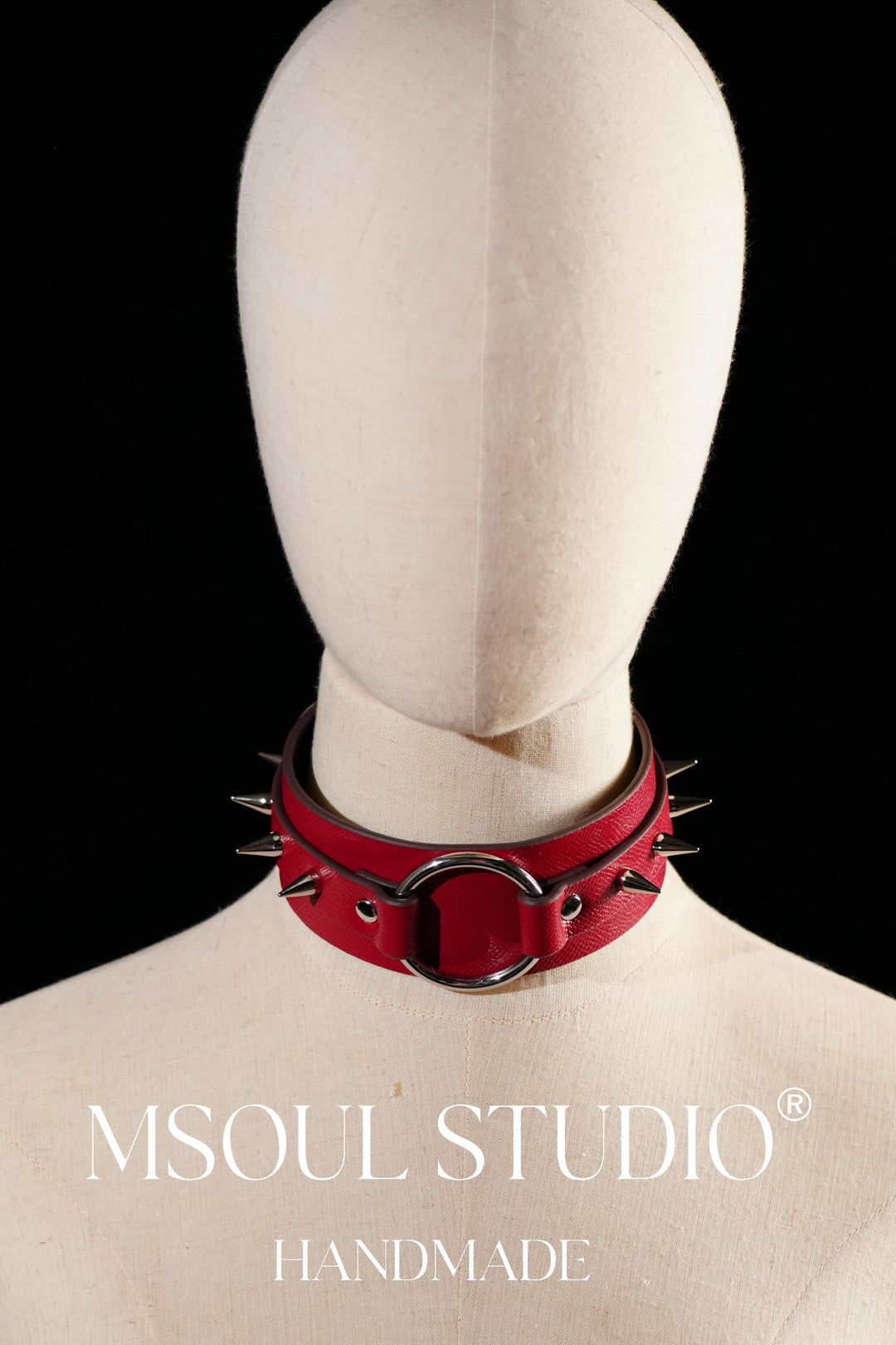 O Ring Spikes Choker