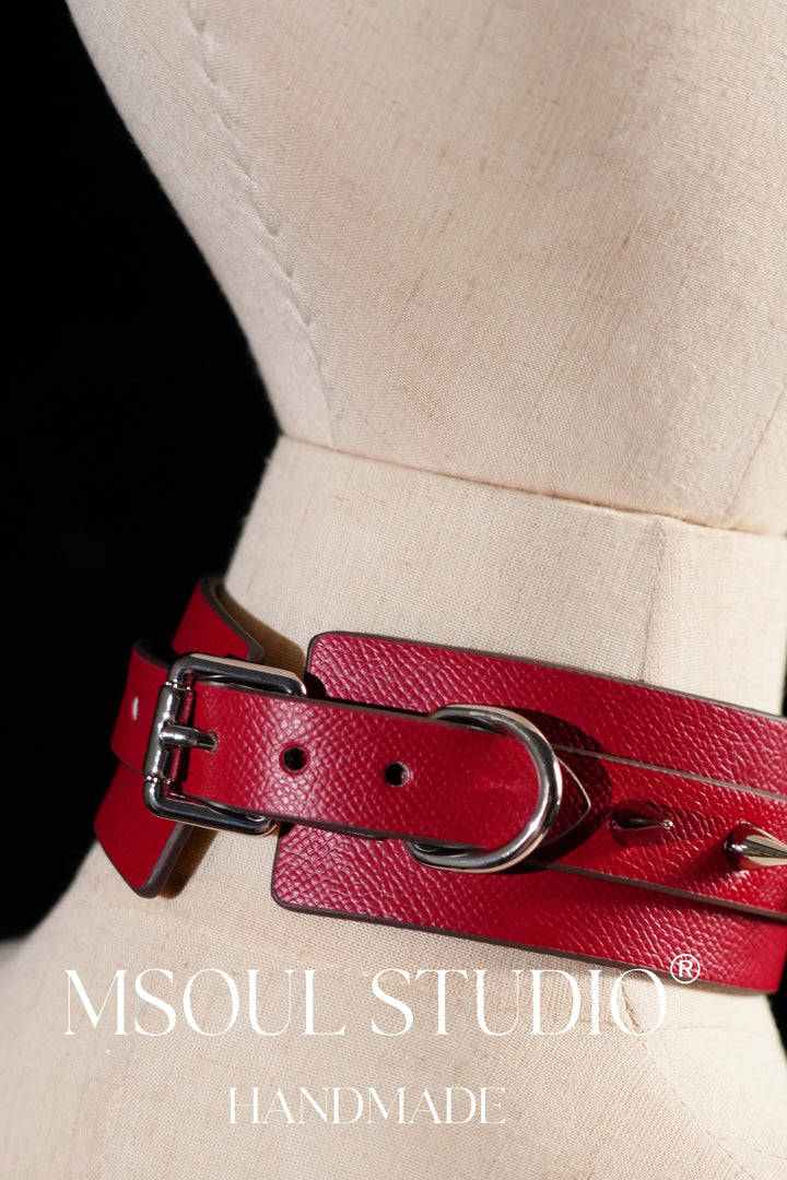 O Ring Spikes Choker
