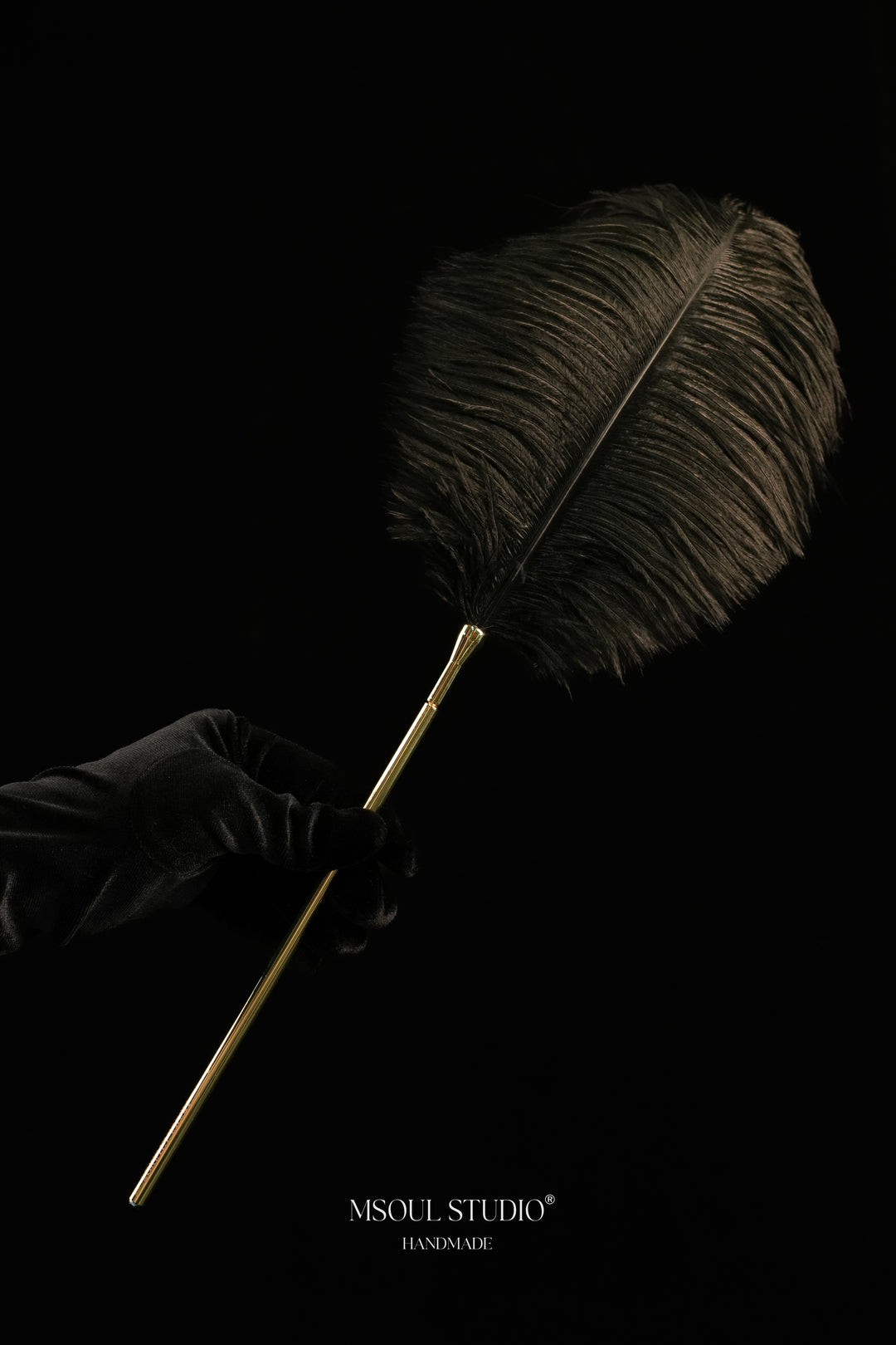 The Caress Feather Tickler — Real Ostrich Feather