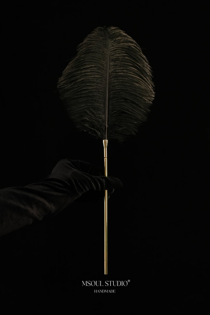 The Caress Feather Tickler — Real Ostrich Feather