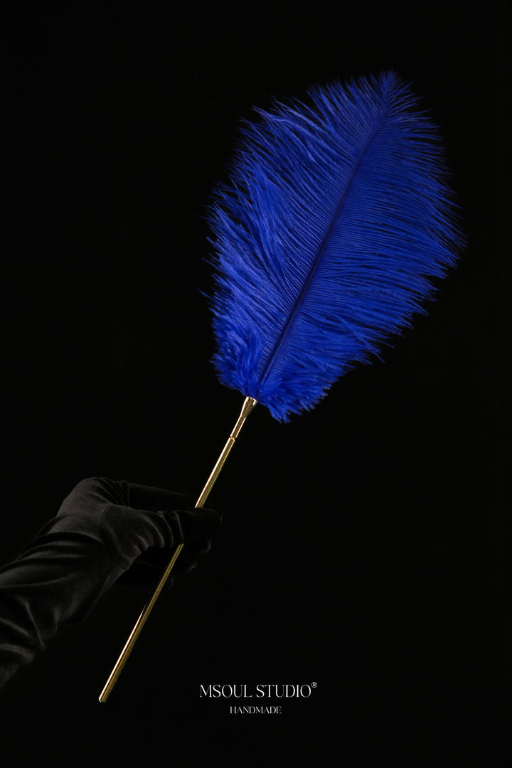 The Caress Feather Tickler — Real Ostrich Feather