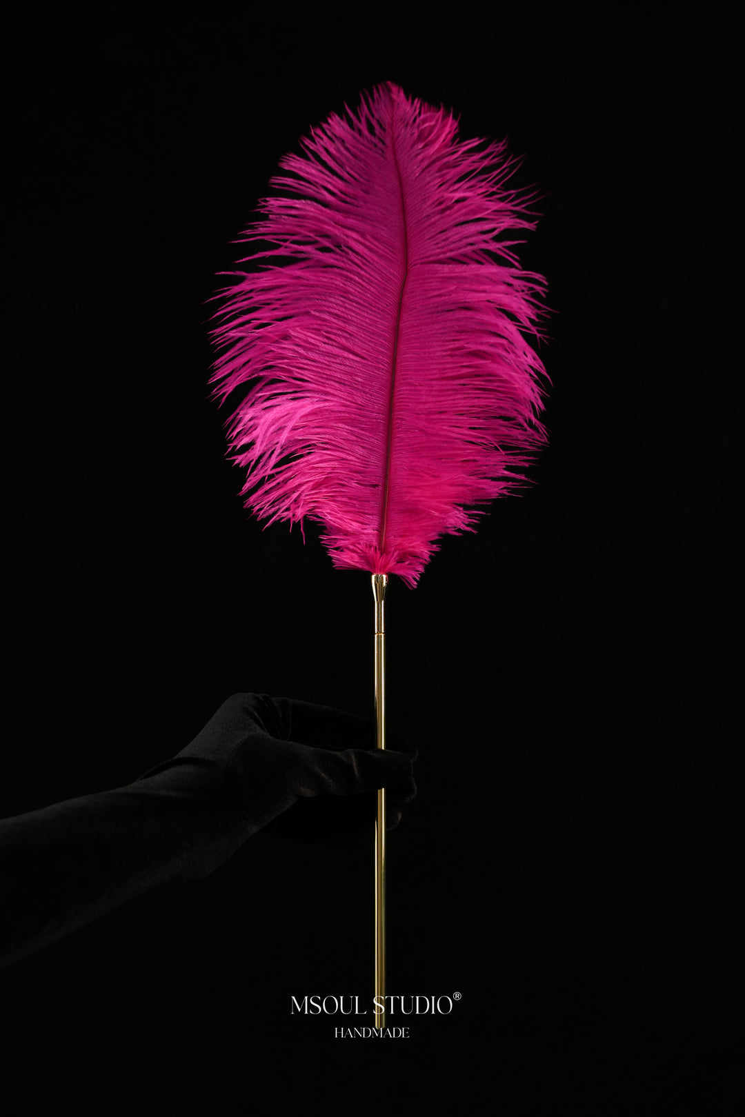 The Caress Feather Tickler — Real Ostrich Feather