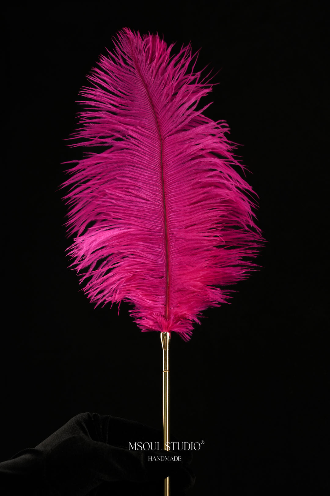 The Caress Feather Tickler — Real Ostrich Feather