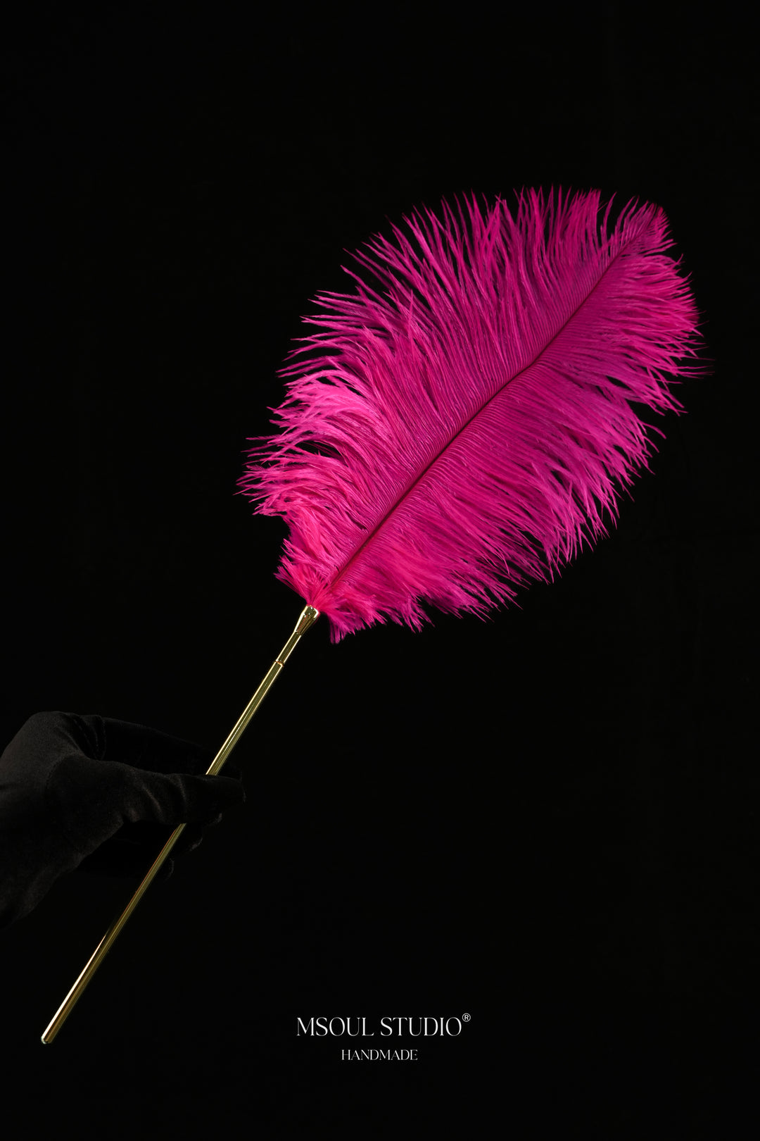 The Caress Feather Tickler — Real Ostrich Feather