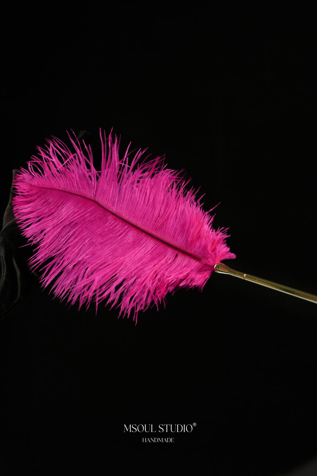 The Caress Feather Tickler — Real Ostrich Feather