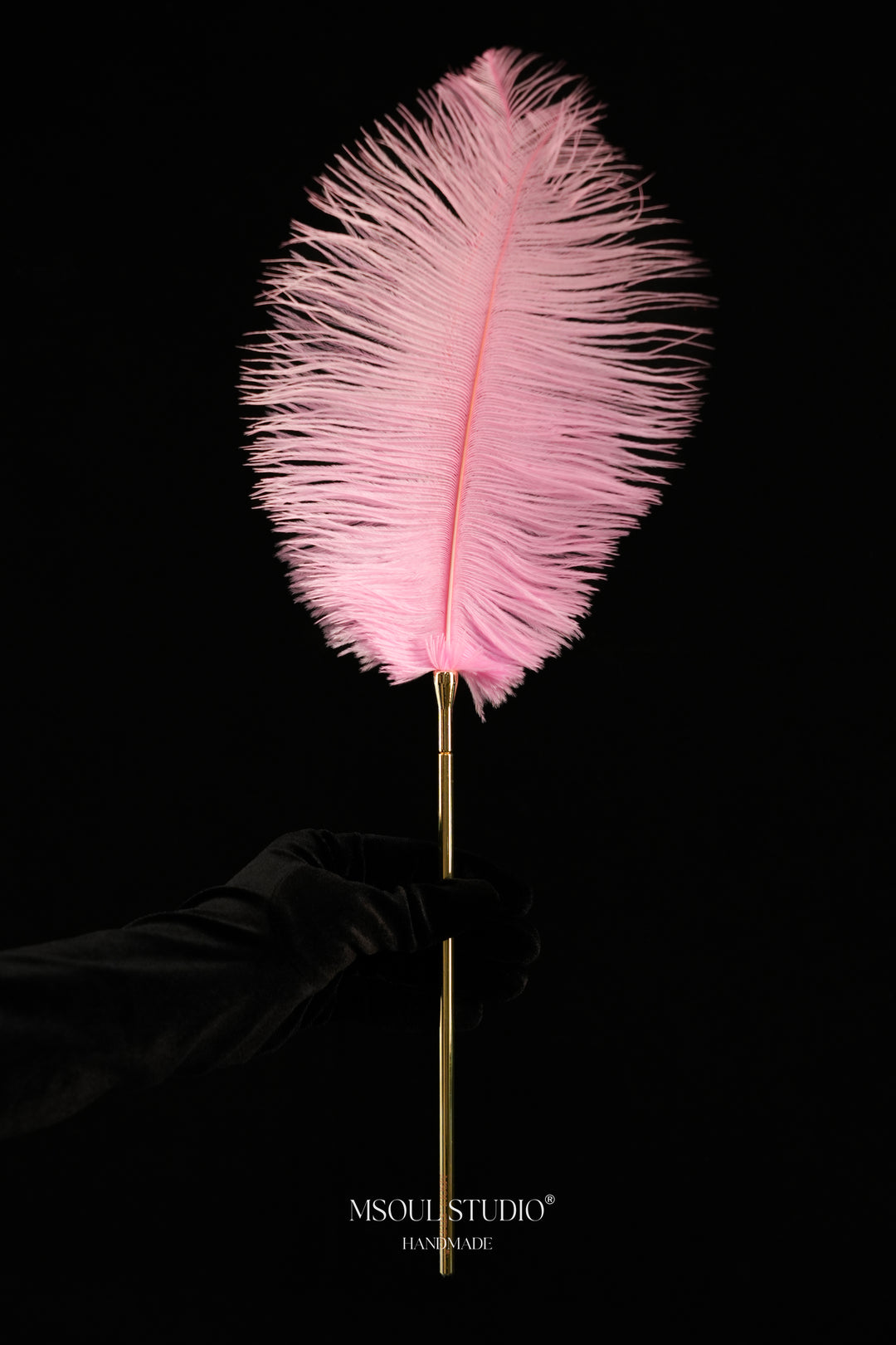 The Caress Feather Tickler — Real Ostrich Feather