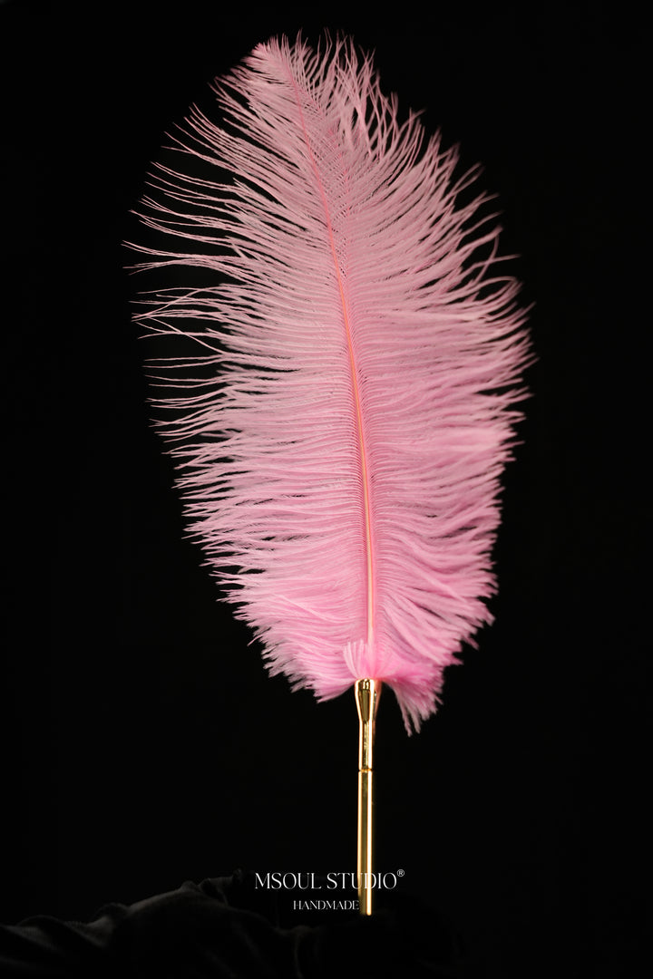 The Caress Feather Tickler — Real Ostrich Feather
