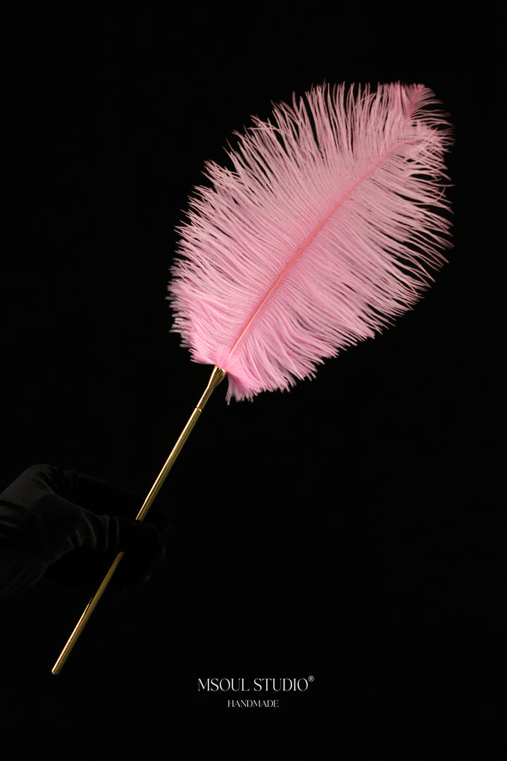 The Caress Feather Tickler — Real Ostrich Feather