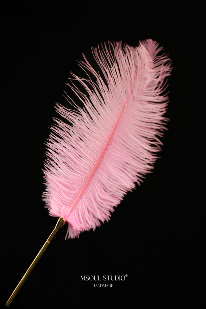 The Caress Feather Tickler — Real Ostrich Feather