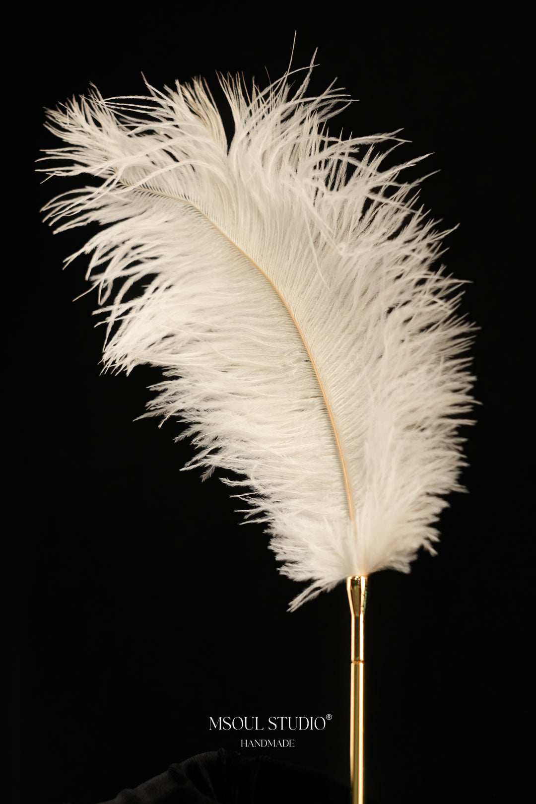 The Caress Feather Tickler — Real Ostrich Feather