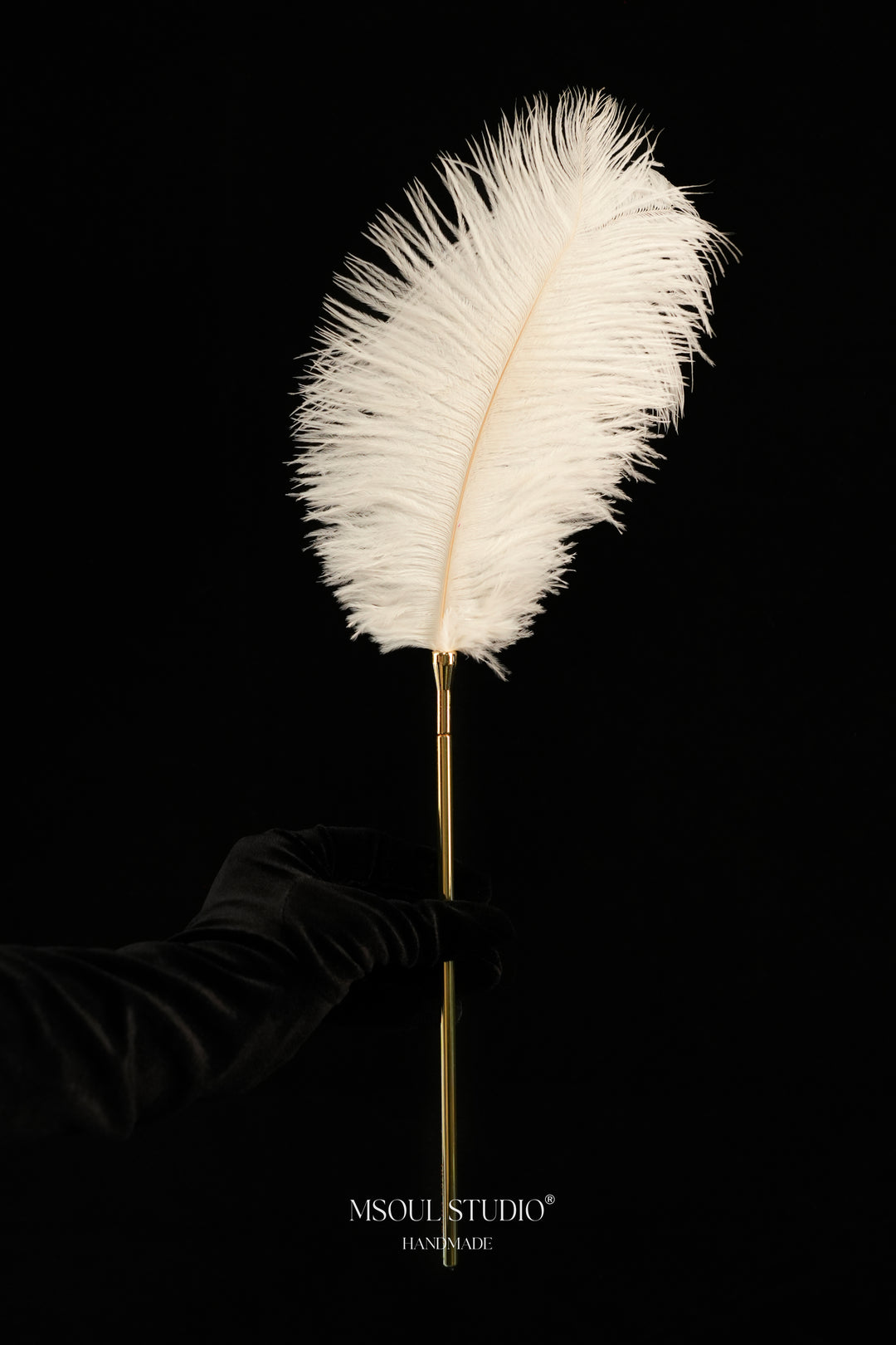 The Caress Feather Tickler — Real Ostrich Feather