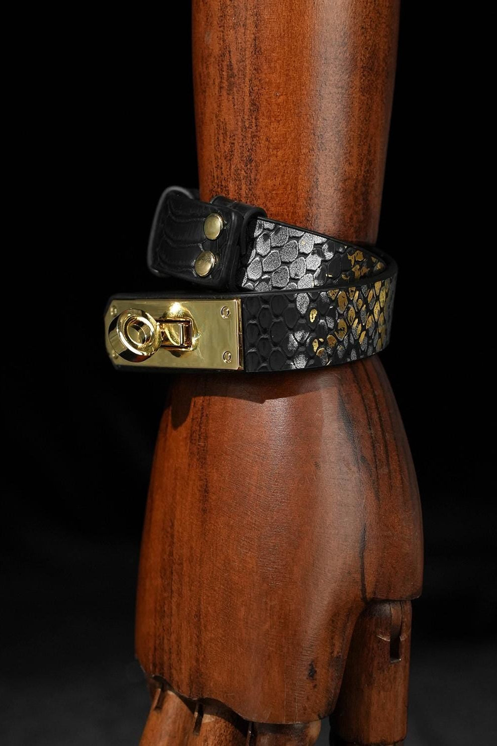 Festival Leather Choker&amp; bracelet