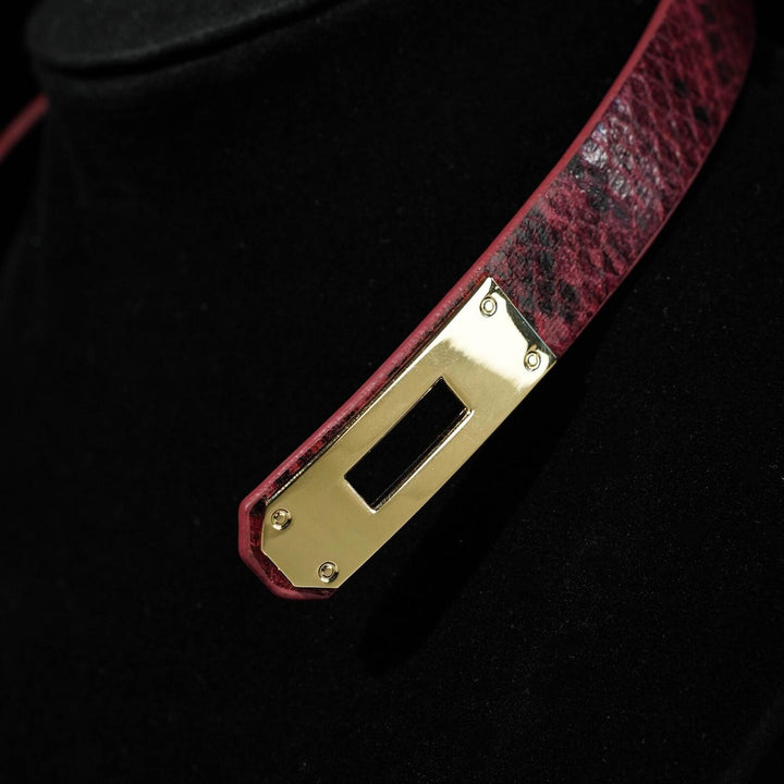 Personalized Vegan Leather Choker