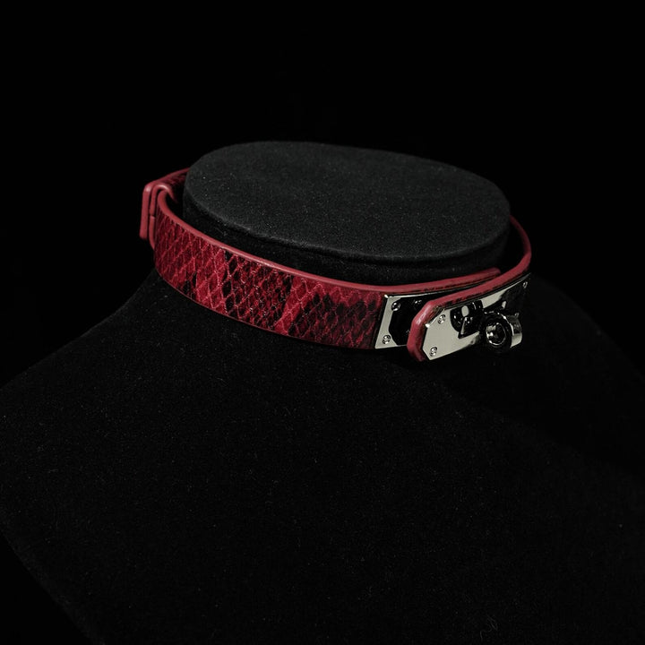 Personalized Vegan Leather Choker