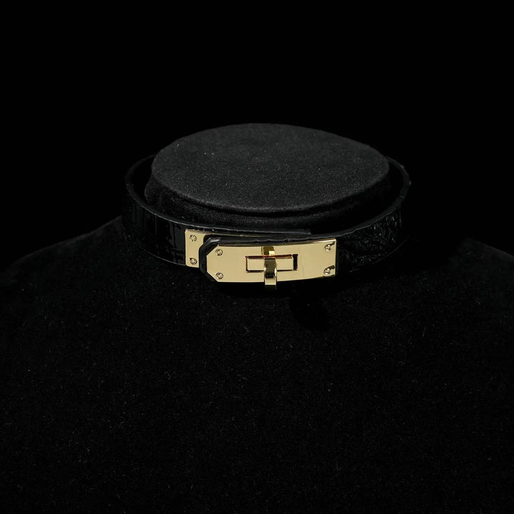 Custom Vegan Leather Choker