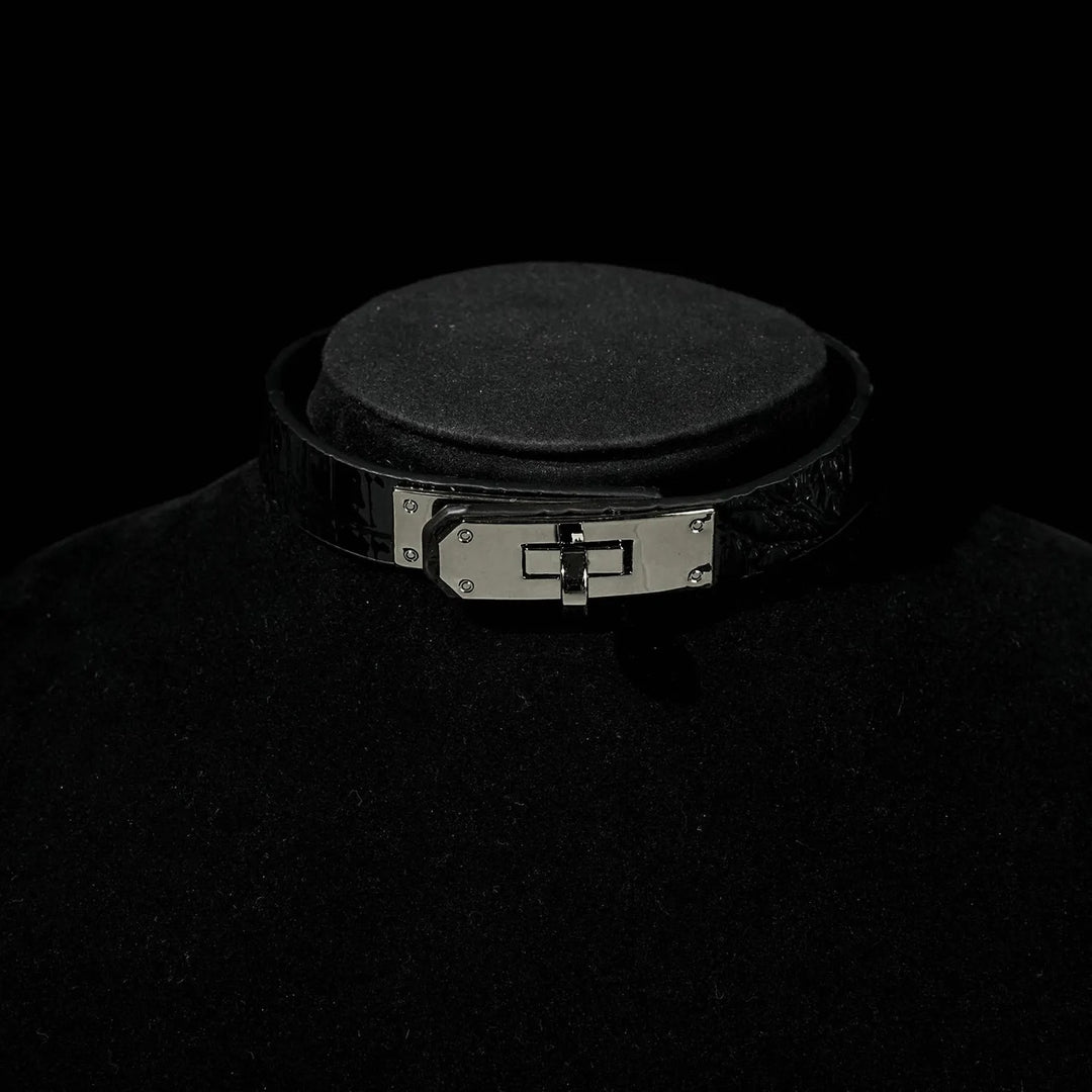 Custom Vegan Leather Choker