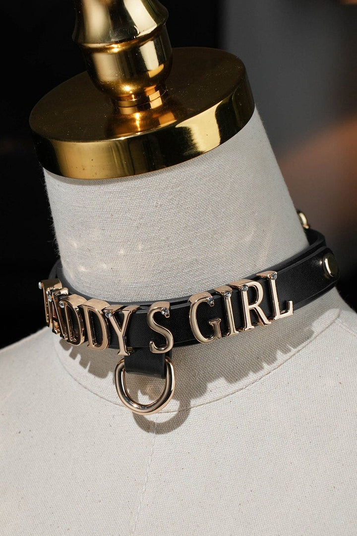 Handmade Custom Name BDSM Collar with Leash Personalized Can Chosse Your Word Letters Choker Necklace