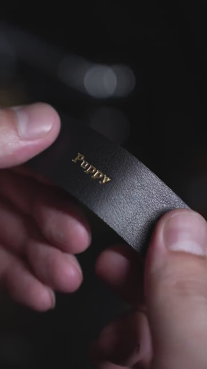 Personalized Vegan Leather Choker